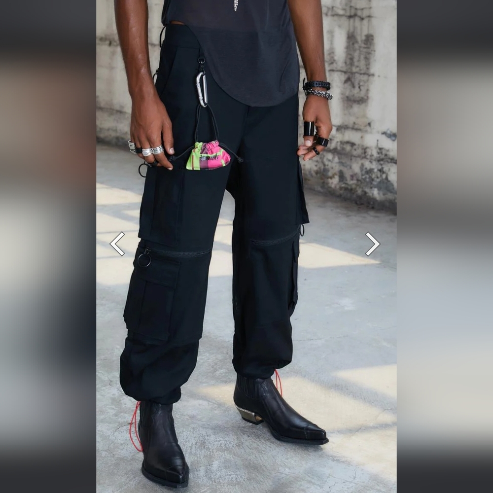 Darker Wavs Kickdrum O-Ring Cargo Pants XS